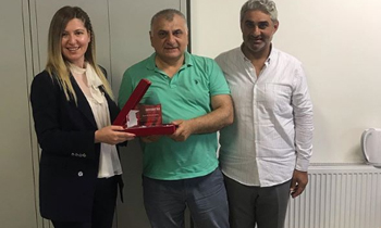 Sağlık Kültür ve Spor Daire Başkanı Ali Haydar Şahin’i ziyaret ettik
